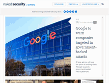 Tablet Screenshot of nakedsecurity.sophos.com