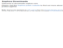 Tablet Screenshot of downloads.sophos.com